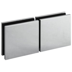 180° Glass-to-Glass Movable Transom Clamp - Square