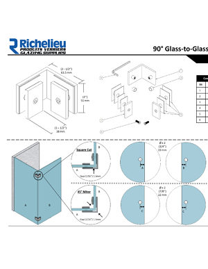 Glass Corner Protectors - Richelieu Glazing Supplies