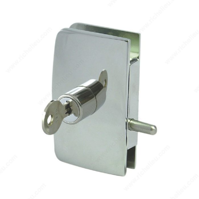 Cabinet Single Swinging Glass Door Lock 407-2-5