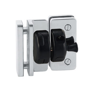 90° Glass-to-Glass Magnetic Safety Gate Latch