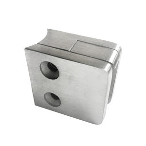 Square Glass Clamp - Round Post Mount - Model 506