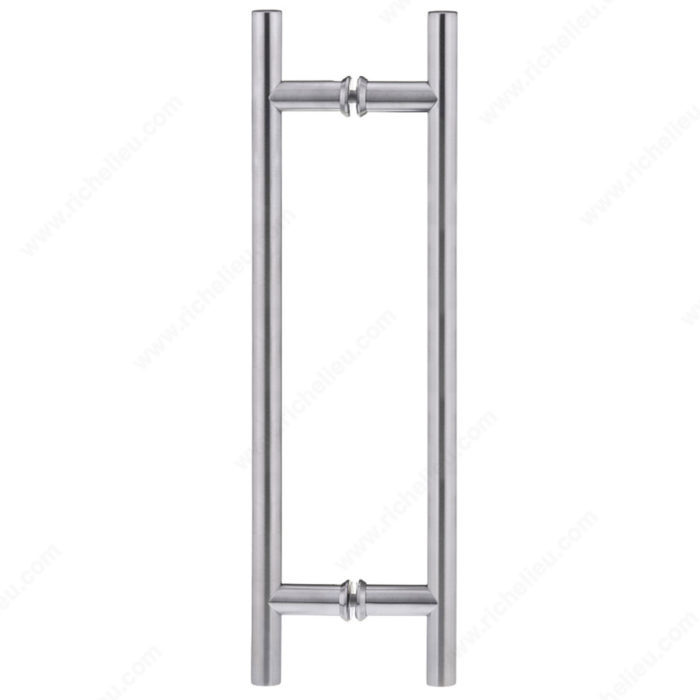 Aluminum Alloy Handle for Glass Door, Interior and Exterior Doors Push/Pull  Handle Set, Back to Back H Shaped Door Knob, Sliding Glass Door Handle