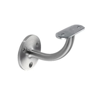 Round Wall Mounted Fixed Bracket with Exposed Screws