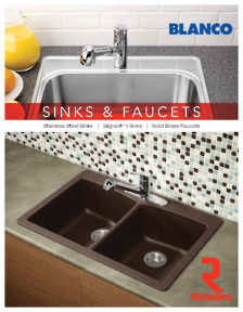 Hi-Tech Glazing Supplies Catalog Library - Blanco - Kitchen Sinks and Faucets
 - page 1