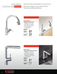 Hi-Tech Glazing Supplies Catalog Library - Blanco - Kitchen Sinks and Faucets
 - page 12