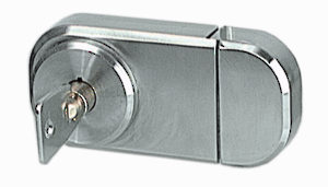 Locks for Glass Doors with UV Glue